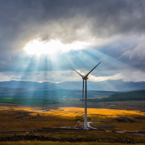 Renewable energy wind farm