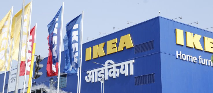 Outside view of Navi Mumbai IKEA store