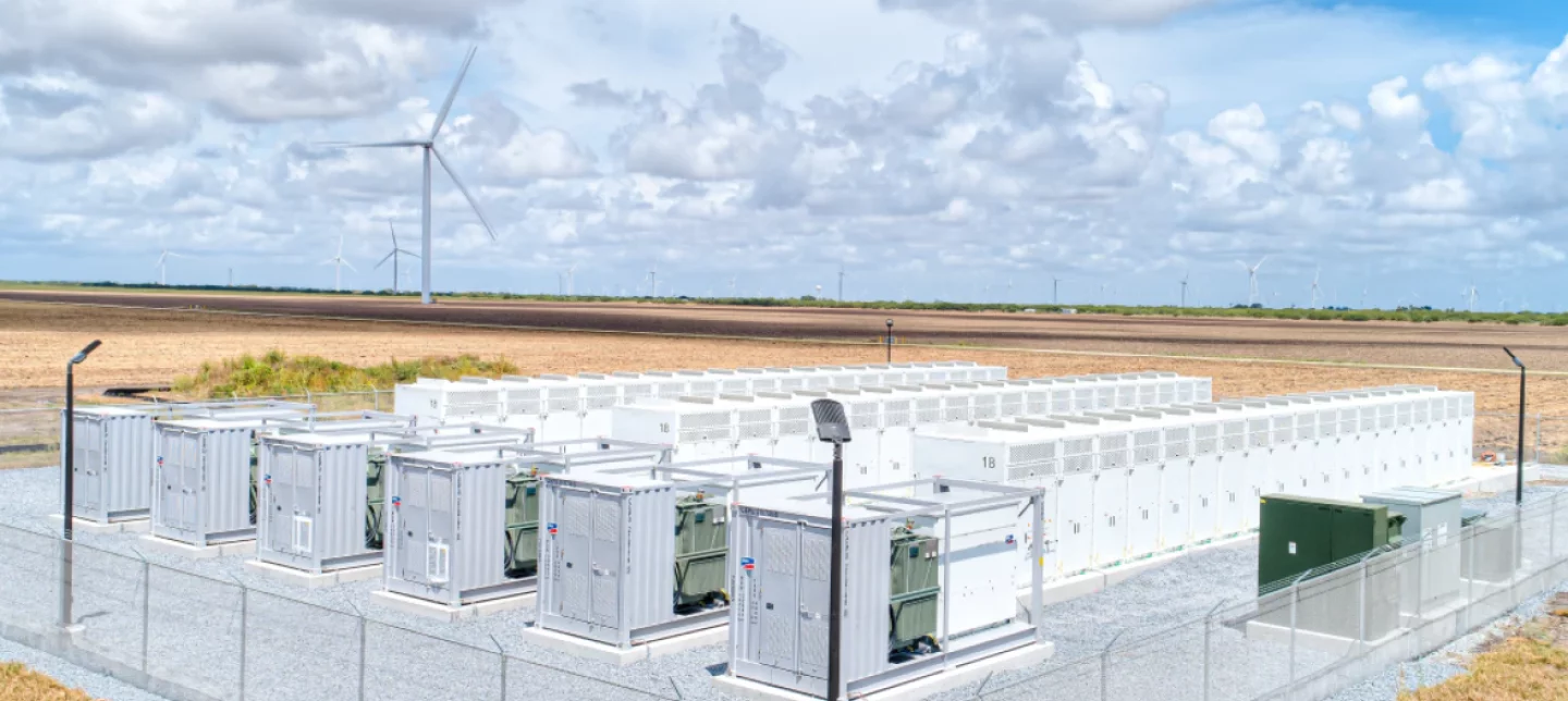 Cameron Battery Storage from above